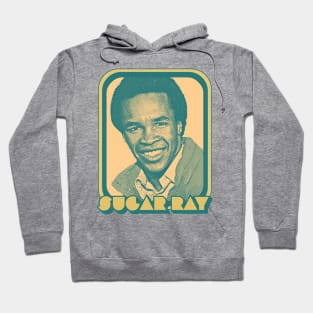 Sugar Ray Leonard  /// Retro Style Black Power Tribute Design Hoodie